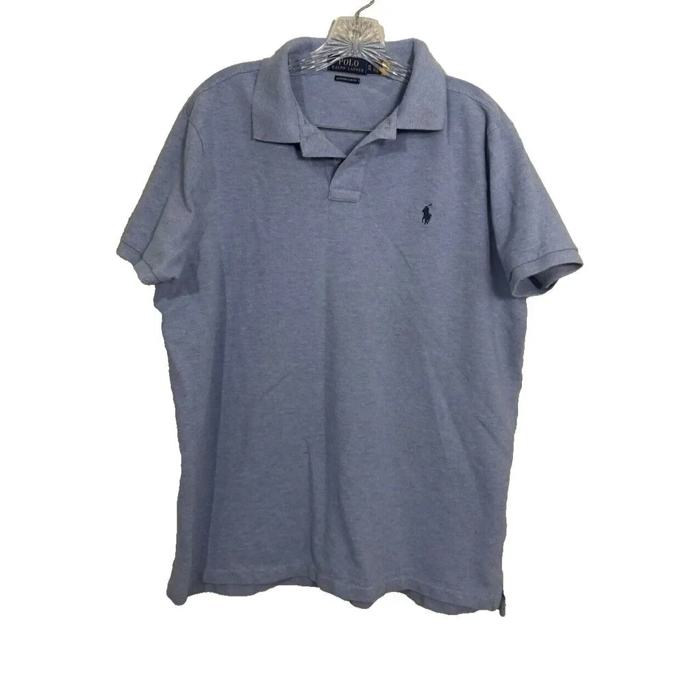 Ralph Lauren Polo Shirt Mens XL Extra Large  Blue  Golf‎